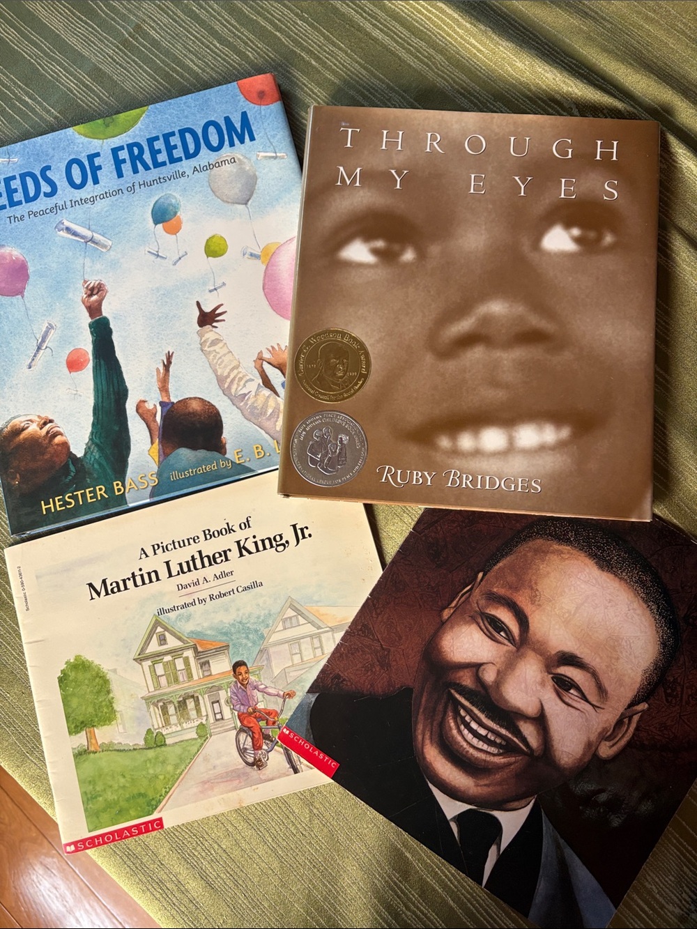 Set of 4 Children's Black History Picture Books